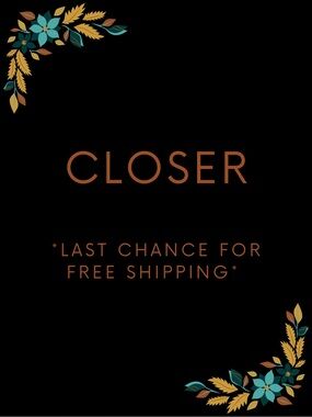 CLOSER ITEM!! Last Chance For FREE SHIPPING!!!!